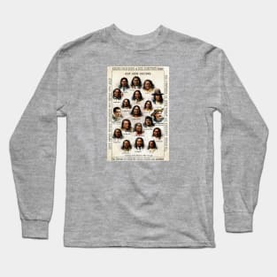 19th C. Indian Medicine Poster Long Sleeve T-Shirt